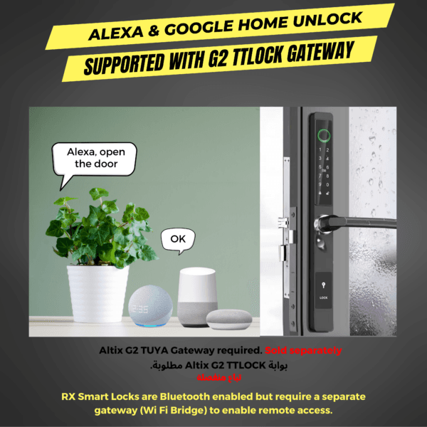 Altix RX - Aluminum Slim Door Lock Waterproof (IP66) - Image 10